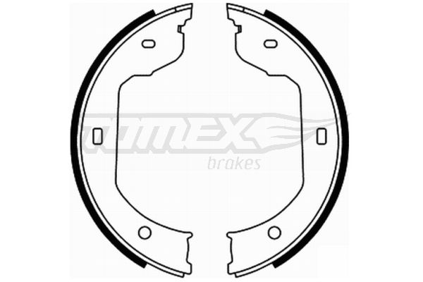 TOMEX BRAKES Комплект тормозных колодок TX 21-90